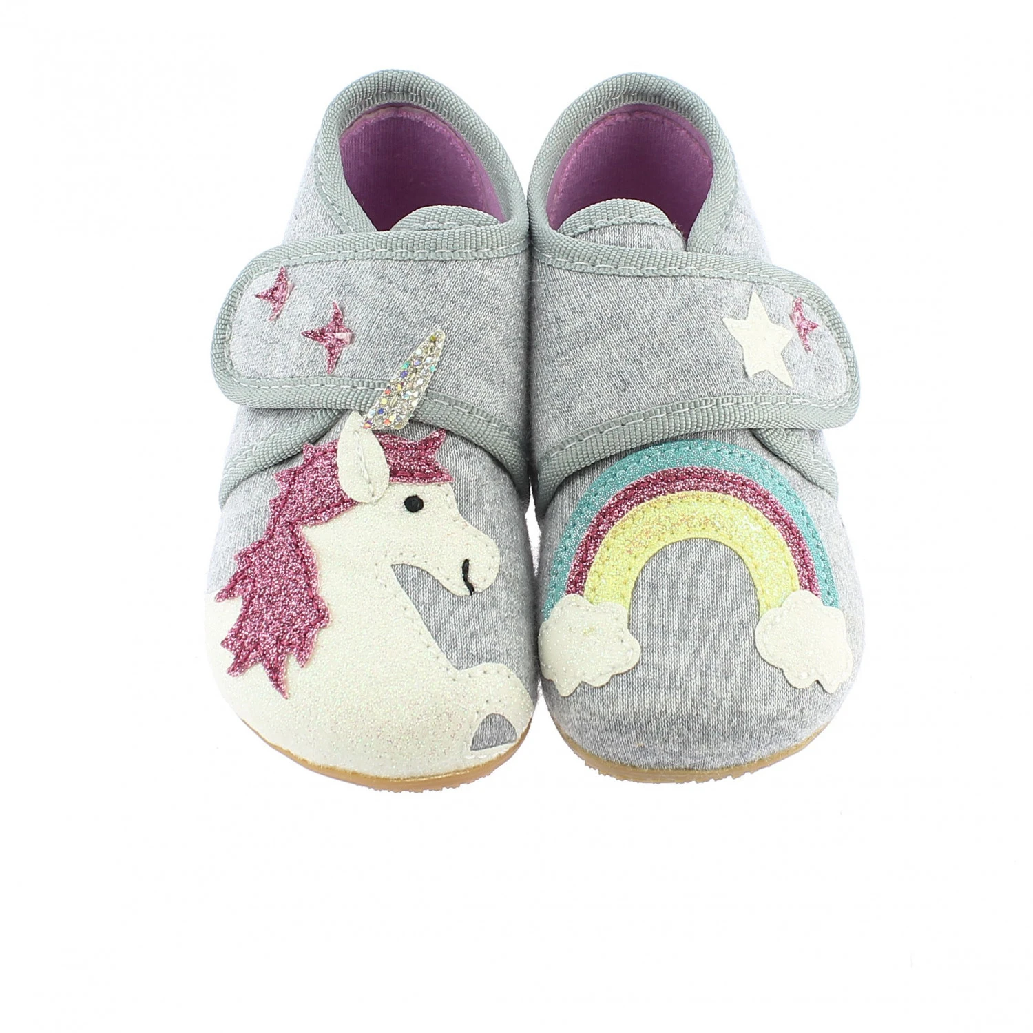 Living KitzbĂŒhel Baby's Klettschuh Einhorn & Regenbogen - Slippers - Bilde 4