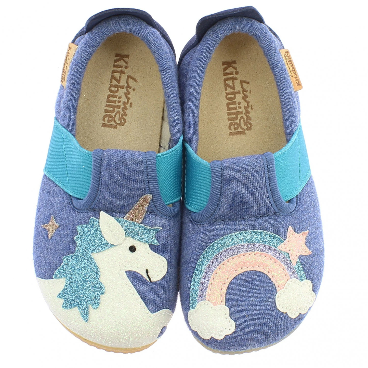Living KitzbĂŒhel Kid's T-Modell Einhorn&Regenbogen - Slippers - Bilde 3
